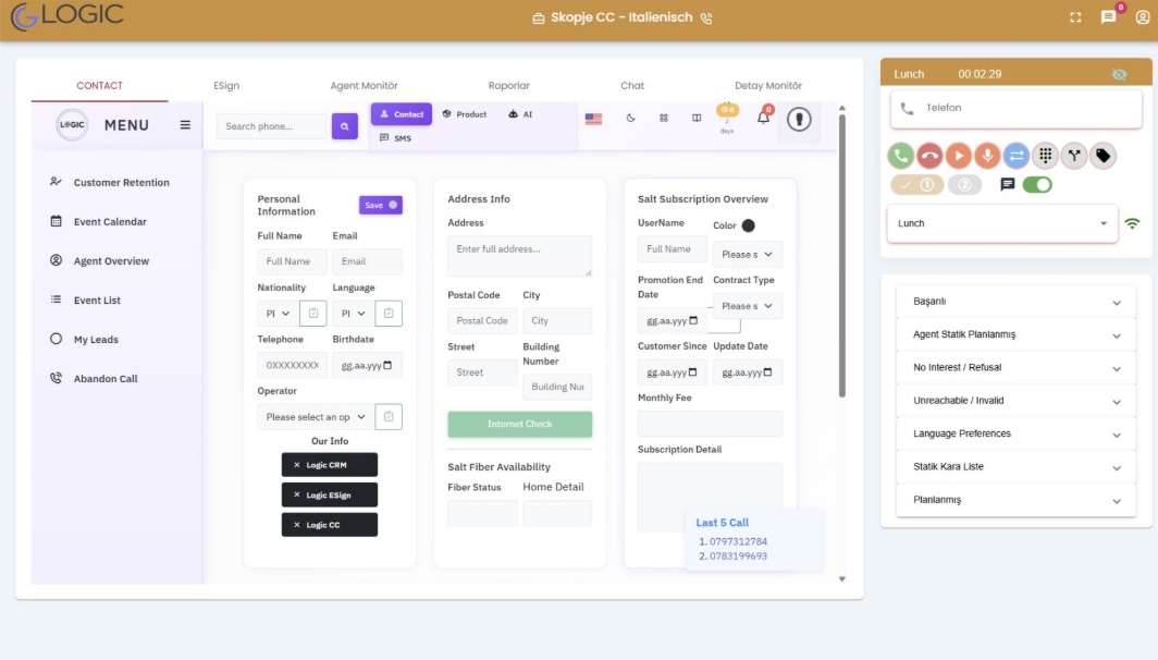 Agent Monitor Dashboard